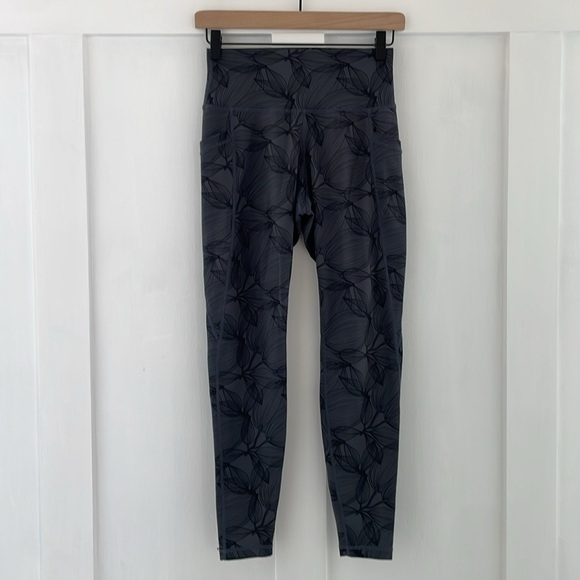 BUFFBUNNY Limitless Pocket Compression Legging in Black Gray Citrus Size S - Picture 2 of 11